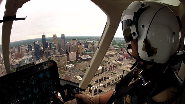 Helicopter Flight Over Downtown Minneapolis 1 