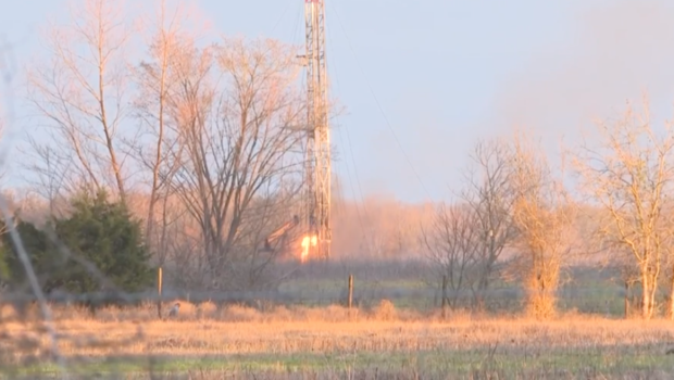 Chesapeake Energy well site near Deanville 