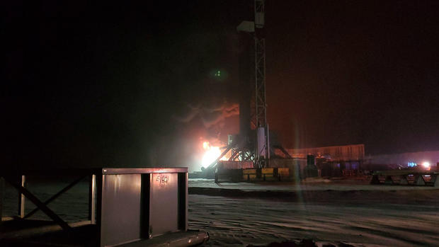 OIL RIG FIRE FROM FT LUPTON FIRE 1 