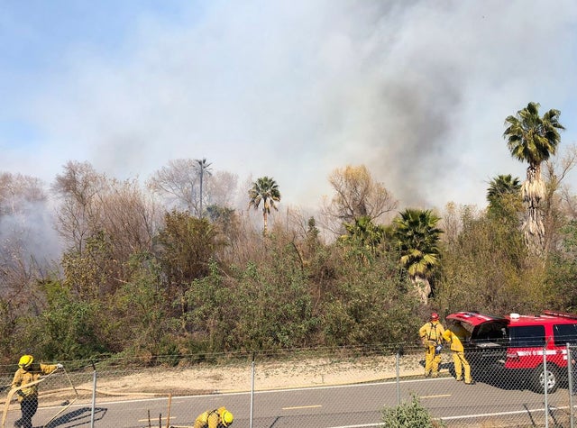 3-Alarm Brush Fire Erupts In Riverside 
