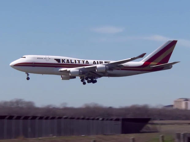 A U.S. government-chartered plane carrying Americans from Wuhan, China, arrived at Kelly Field in San Antonio on February 7, 2020. 