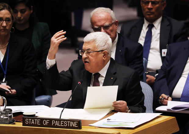 Palestinian President Abbas Goes To United Nations To Address Trump's Peace Plan 
