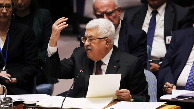 Palestinian President Abbas Goes To United Nations To Address Trump's Peace Plan 