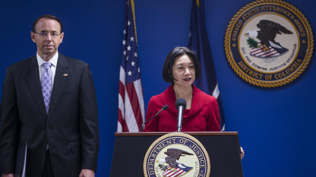 AG Sessions And DAG Rosenstein Make Announcement On Reducing Transnational Crime 