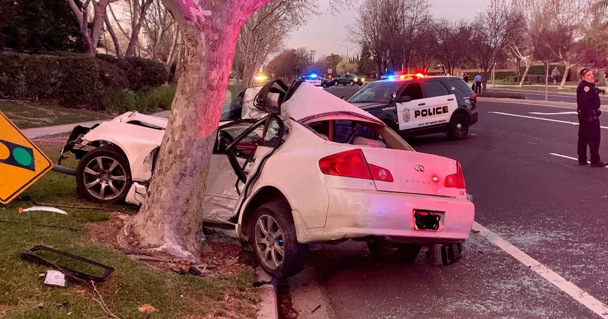 23YearOld Brentwood Man Dies In Solo Crash CBS San Francisco