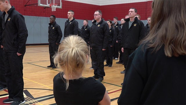 kaley-bastine-iup-cadet-for-a-day.jpg 