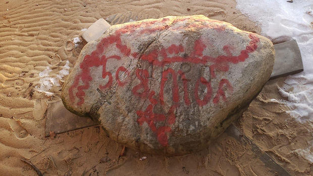 plymouth rock vandalism 2 