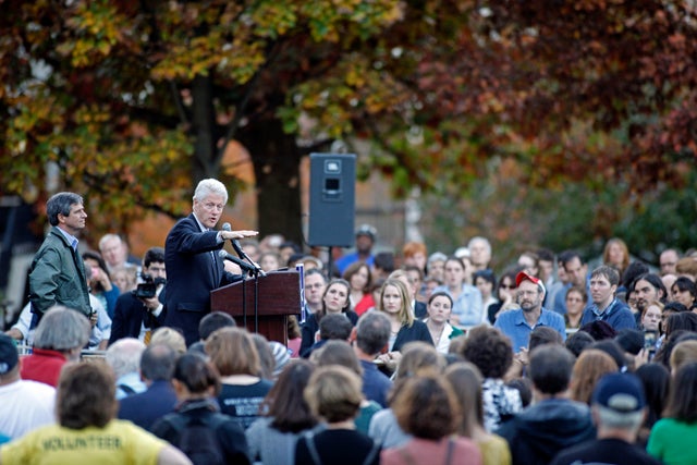Bill Clinton Campaigns With Democratic Senate Candidate Joe Sestak 