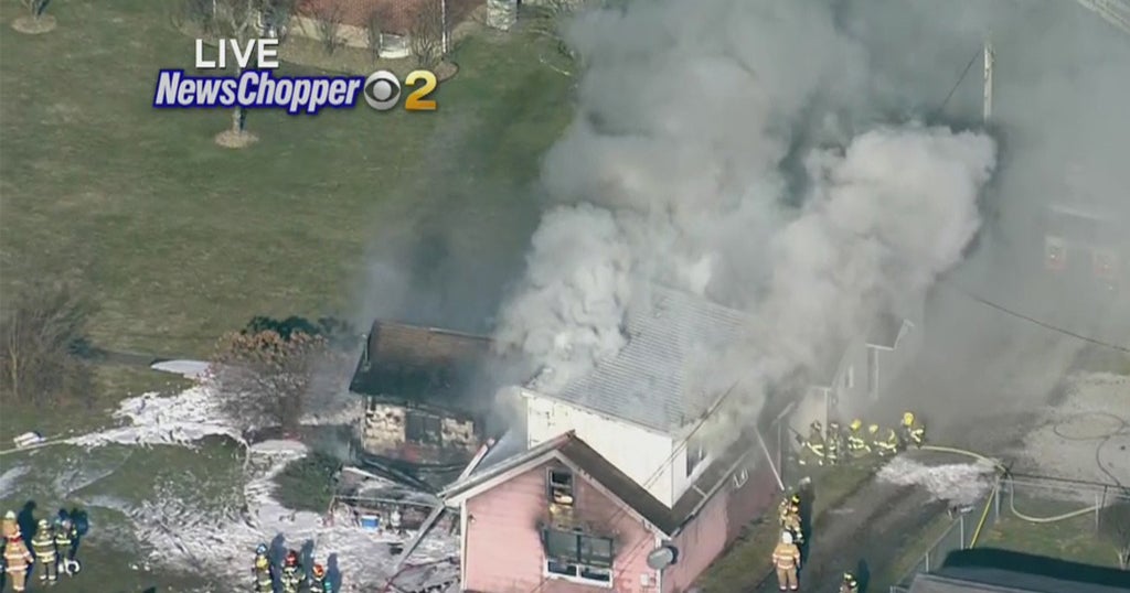 Crews Work To Contain Westmoreland Co. House Fire CBS Pittsburgh