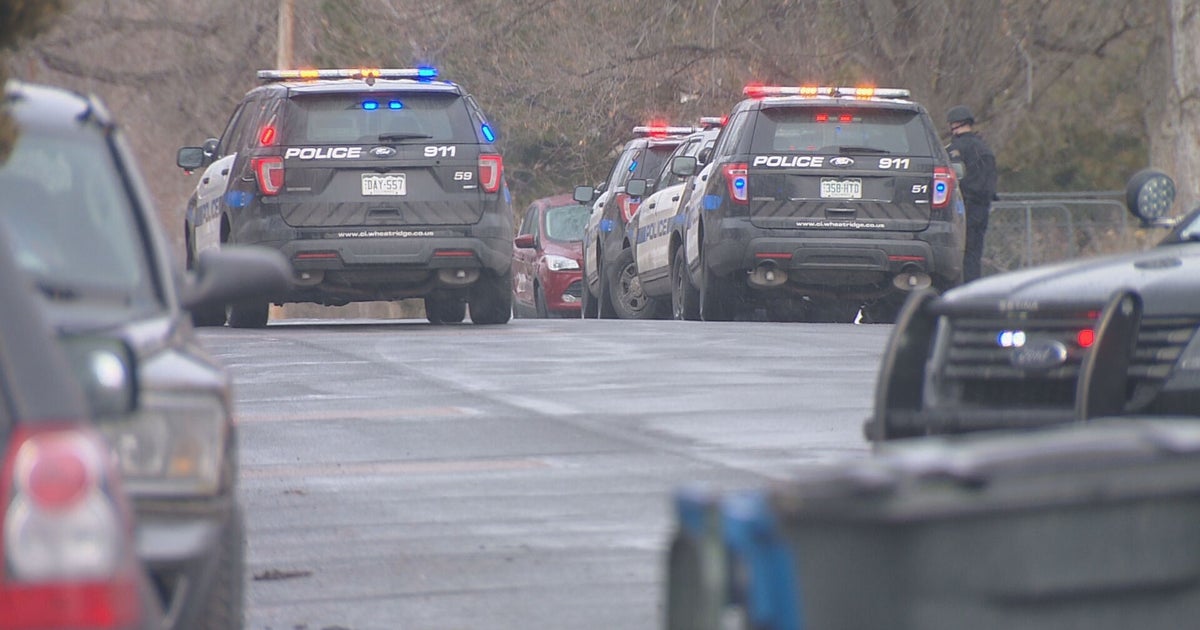 SWAT Surrounds Wheat Ridge Residence After Man Shot In Hand - CBS Colorado