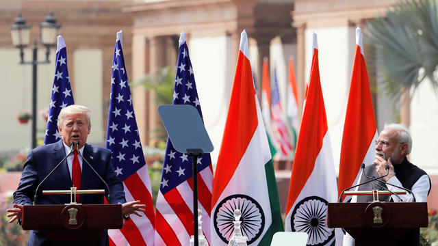 U.S. President Donald Trump visits India 