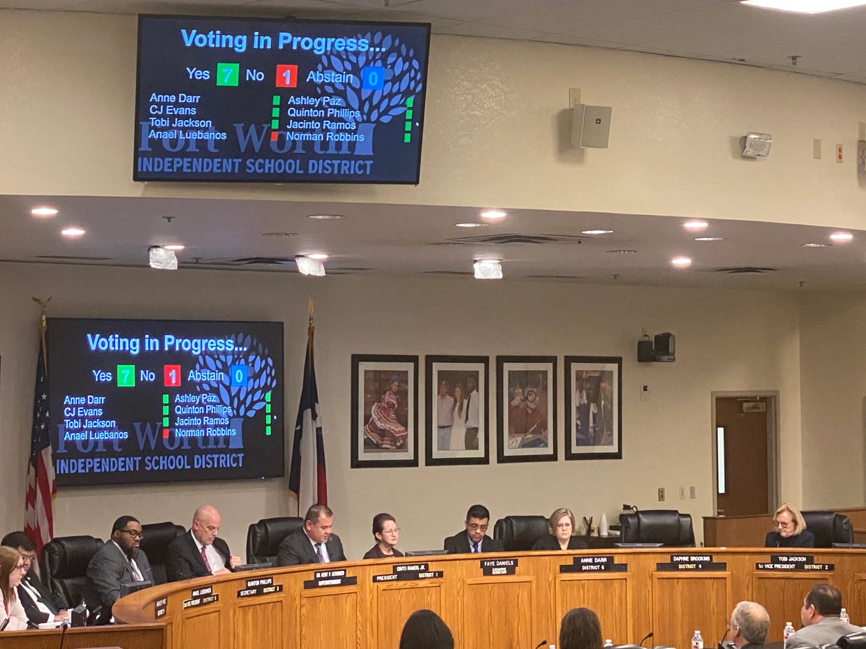 Fort Worth ISD Board Votes To Change Boundaries, Attendance Zones For ...