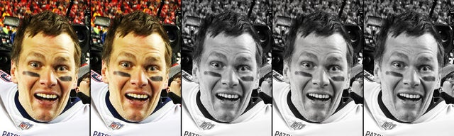 Two out of five Shocked Bradys 