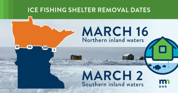 Ice Fishing House Removal Deadline 