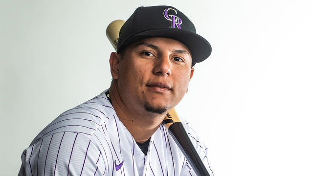 Raimel Tapia of the Colorado Rockies poses during Photo Day on News  Photo - Getty Images