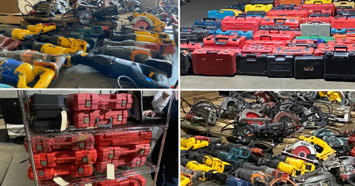 Oakland Police Bust Power Tool Fencing Operation Worth $300,000 - CBS ...