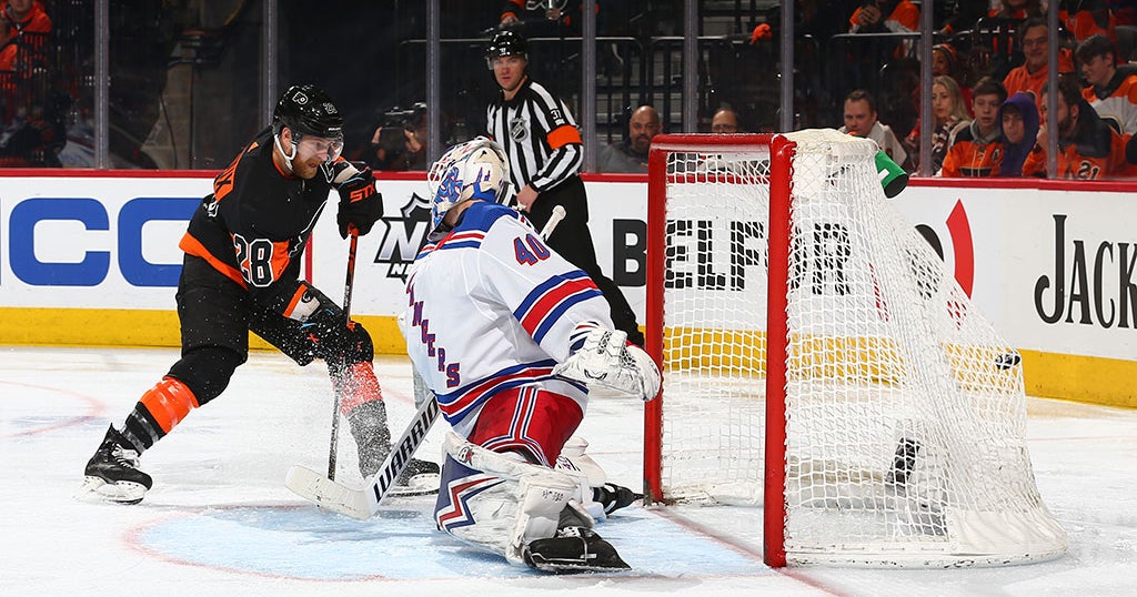 Giroux Scores 2, Flyers Beat Rangers For 5th Straight - CBS New York