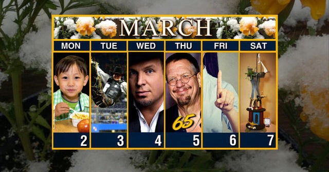 Calendar: Week of March 2 - CBS News
