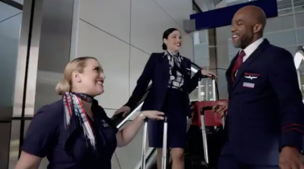 American Airlines employees show off new uniforms 