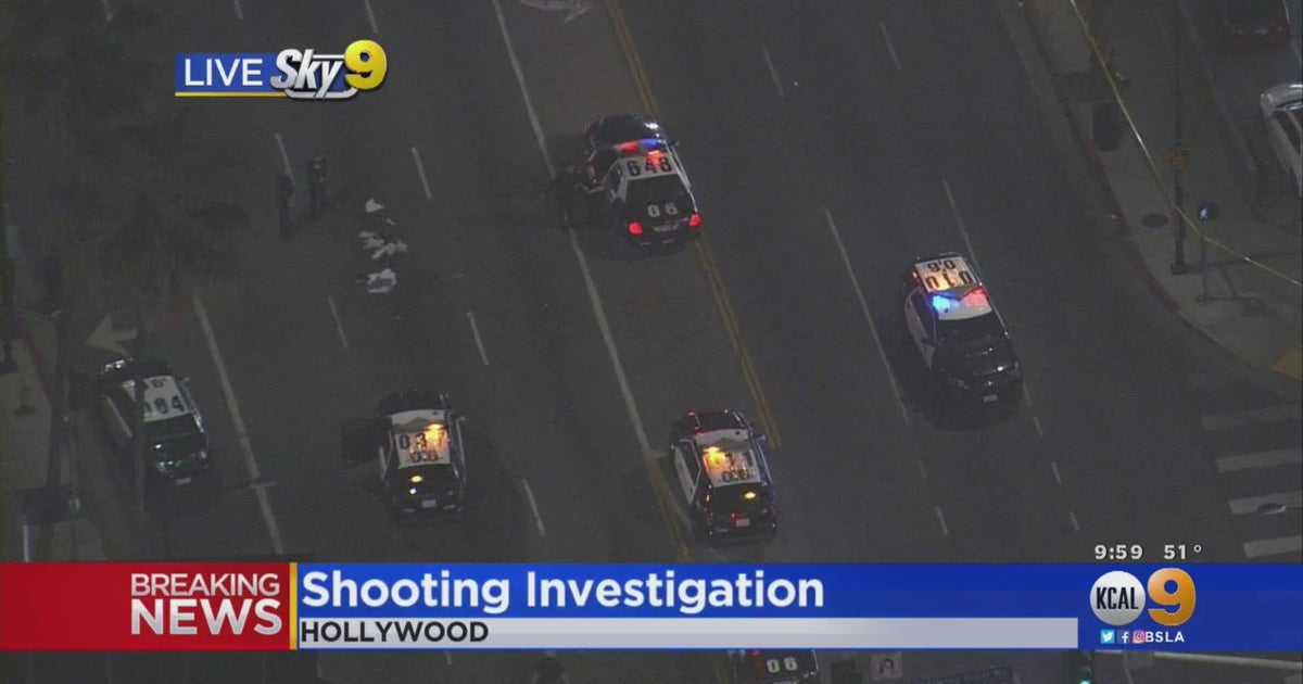 Police Investigating Shooting In Hollywood; Searching For Suspect CBS