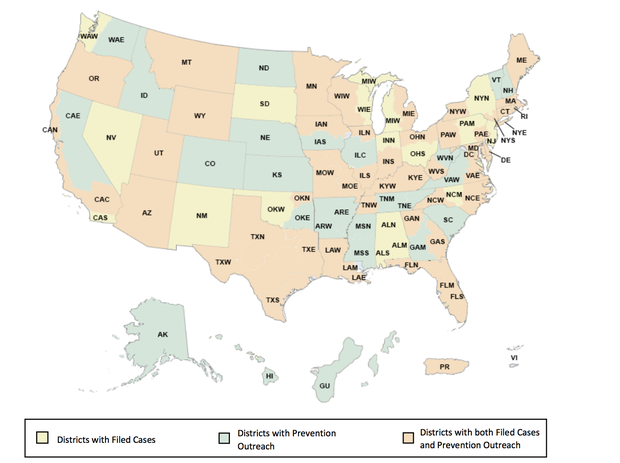 DOJ efforts to prevent elder fraud 