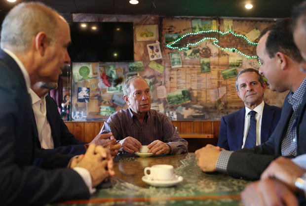Presidential Candidate Mike Bloomberg Visits Miami's Little Havana 
