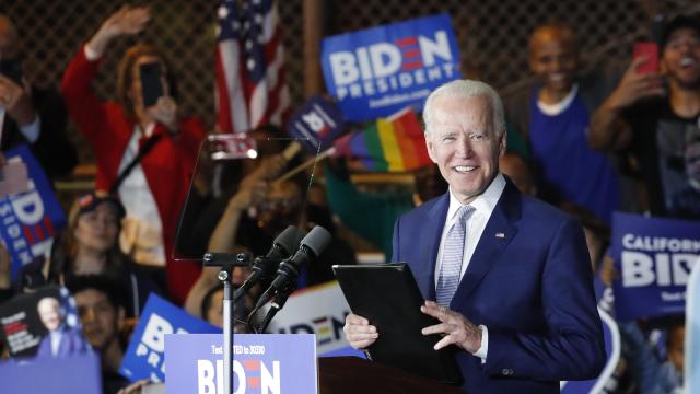 Democratic U.S. presidential candidate and former Vice President Joe Biden's Super Tuesday night rally in Los Angeles 