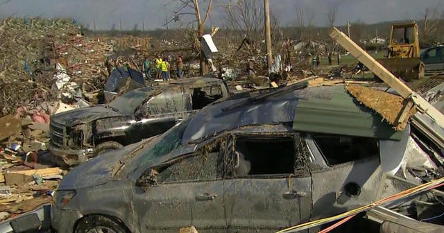 Middle Tennessee hit hardest hit by tornado outbreak - CBS News