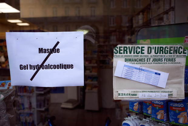 Coronavirus Covid-19: Stock Rupture Of Masks And Hands Sanitizer In Toulouse' Pharmacies 