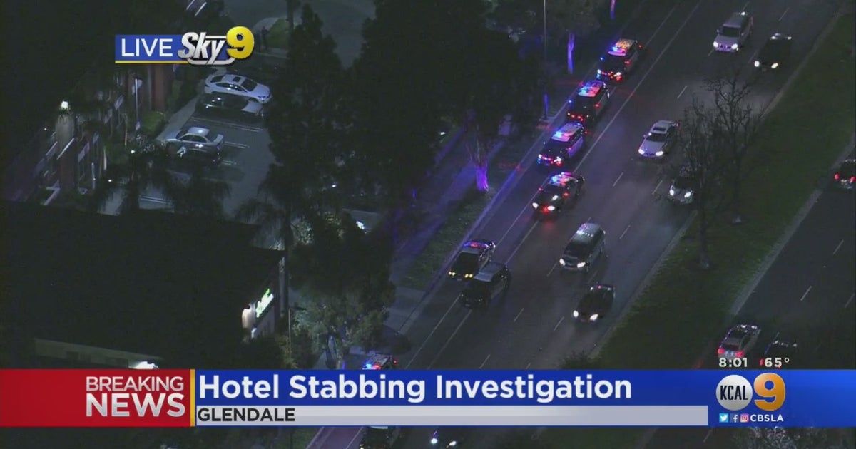 Man In Unknown Condition After Stabbing At Glendale Hotel - CBS Los Angeles