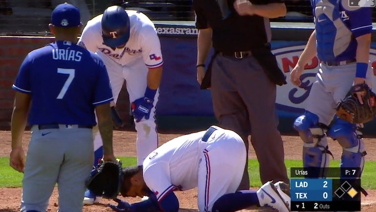 Willie Calhoun Has Surgery For Broken Jaw After Being Hit In Face By