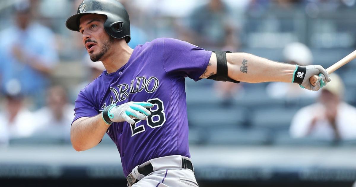 Rockies Nolan Arenado makes local school visit