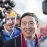 Presidential Candidate Andrew Yang Campaigns In New Hampshire Ahead Of Primary 