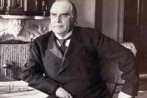 William Mckinley Seated At Desk;White Ho 