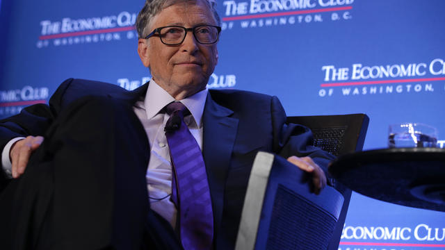 Bill Gates Speaks At The Economic Club Of Washington DC 