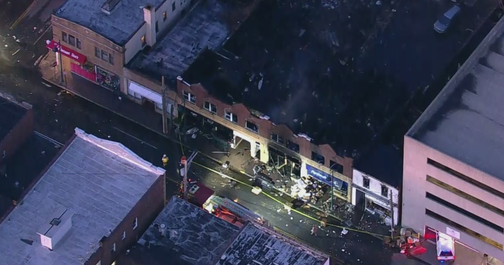 Fire Spreads Through Several Buildings On Main Street In Mineola CBS