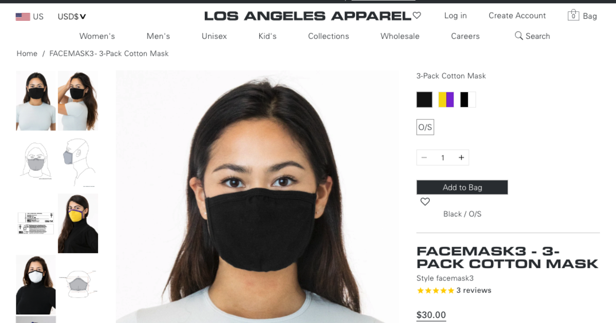 Fashion designers to making face masks amid - CBS News