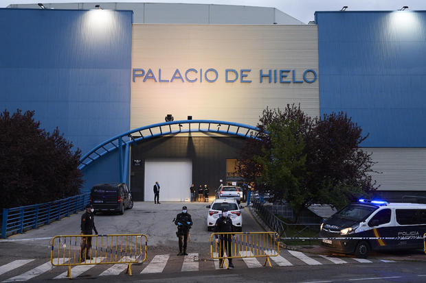 Palacio de Hielo used as morgue in Spain — coronavirus 