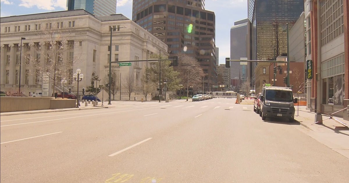 Coronavirus In Colorado Denver Turns Into A Ghost Town CBS Colorado