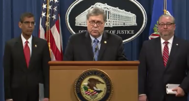 Department of Justice officials announced measures against Venezuelan leader Nicolas Maduro and other top officials. 