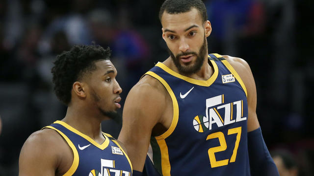 Virus Outbreak-NBA-Gobert Basketball 