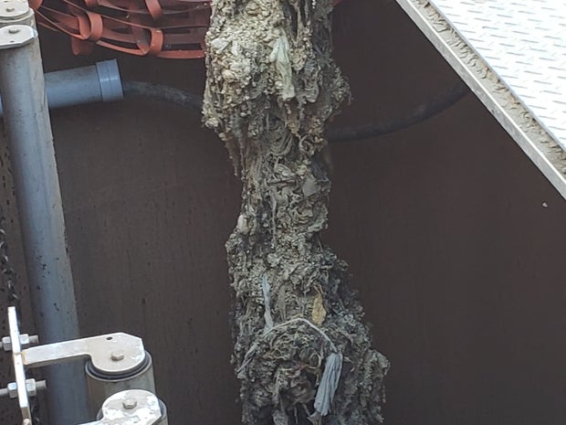 Wipes Collected on SASD Pump 2 