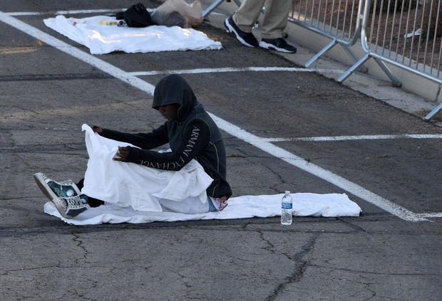 Temporary Homeless Shelter Opens At Cashman Center In Las Vegas 