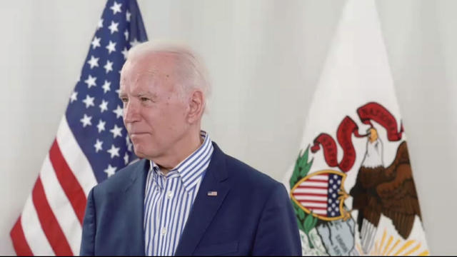 Democratic Presidential Candidate Joe Biden Holds Virtual Town Hall, As Public Gatherings Are Curtailed Due To Coronavirus 