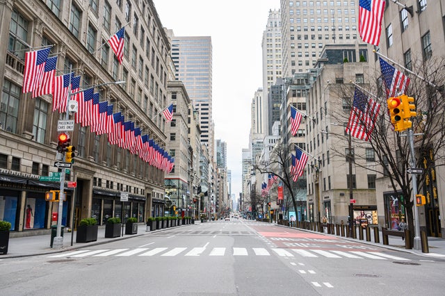 Major Cities In The U.S. Adjust To Restrictive Coronavirus Measures 