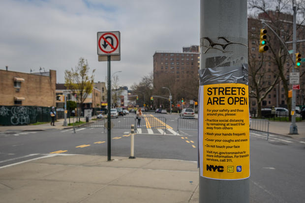 Posted sign with safety instructions at Bushwick Avenue. 