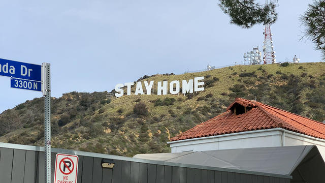 Hollywood' Sign Changed to 'Rams House' but No One Can Read It