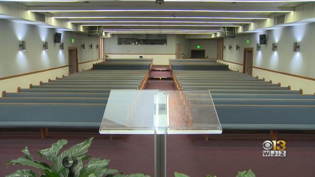 easter sunday empty church pews 