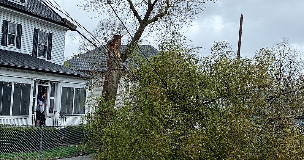 More Than 25,000 Without Power In Massachusetts Day After Storm - CBS ...