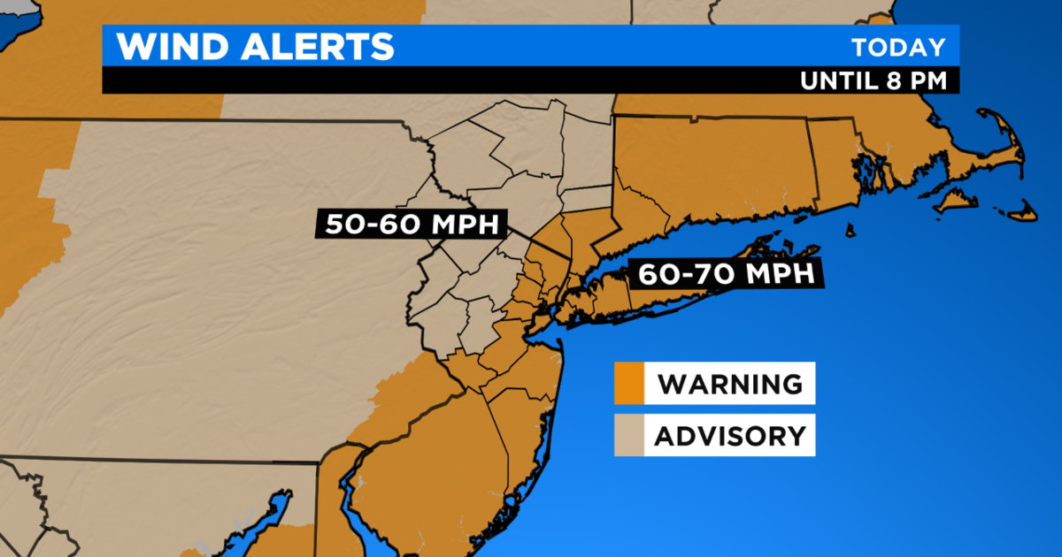 New York Weather: Powerful Storm Expected To Pack 60-70 MPH Winds - CBS ...